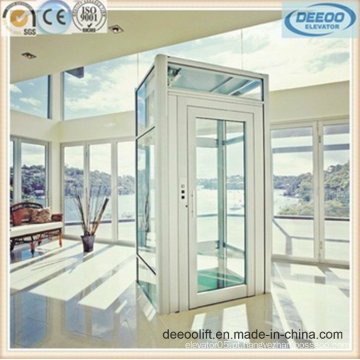 Vidro transparente de aço inoxidável Home Villa Lift